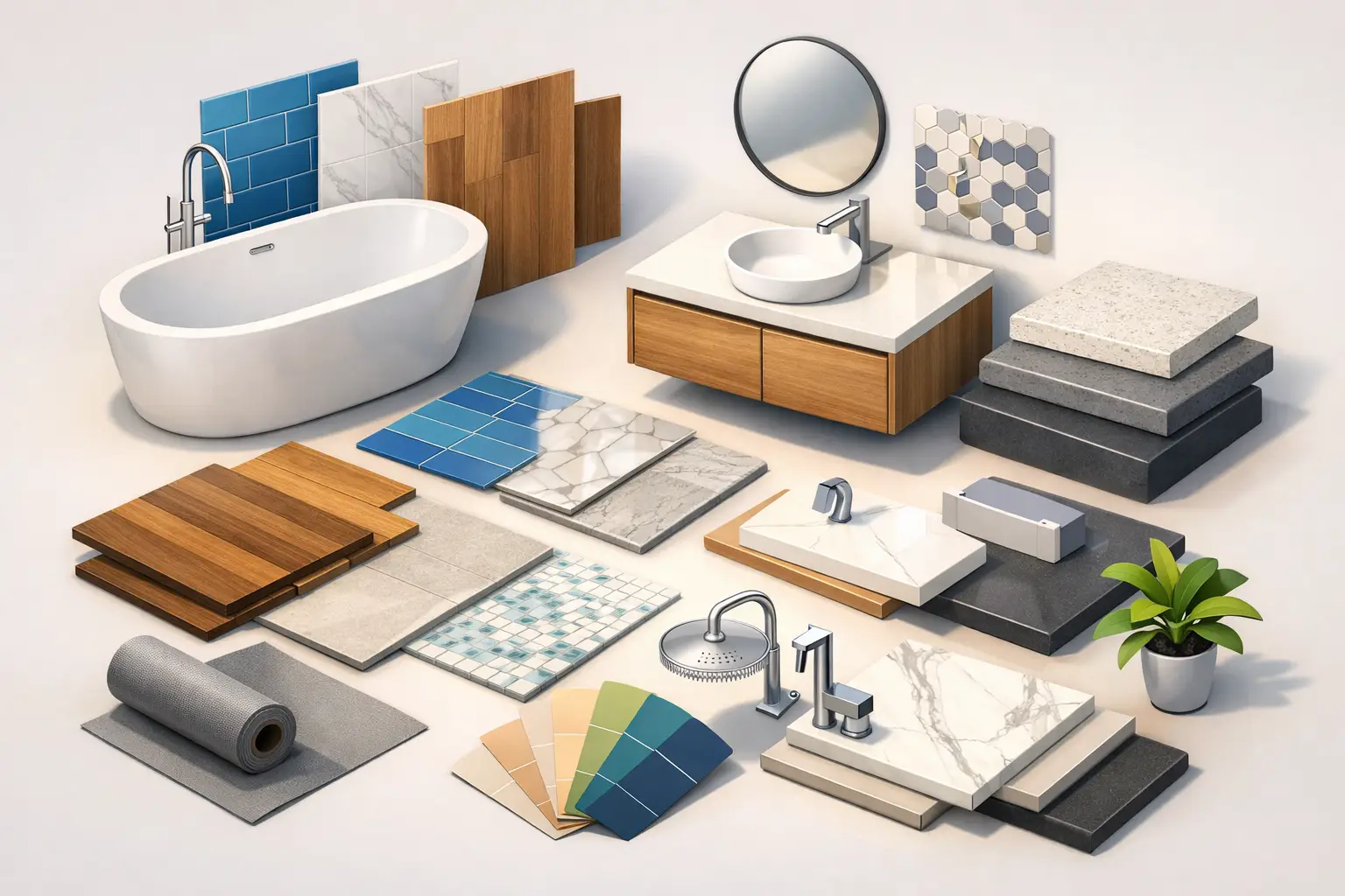 Best Materials for Bathroom Remodel Projects