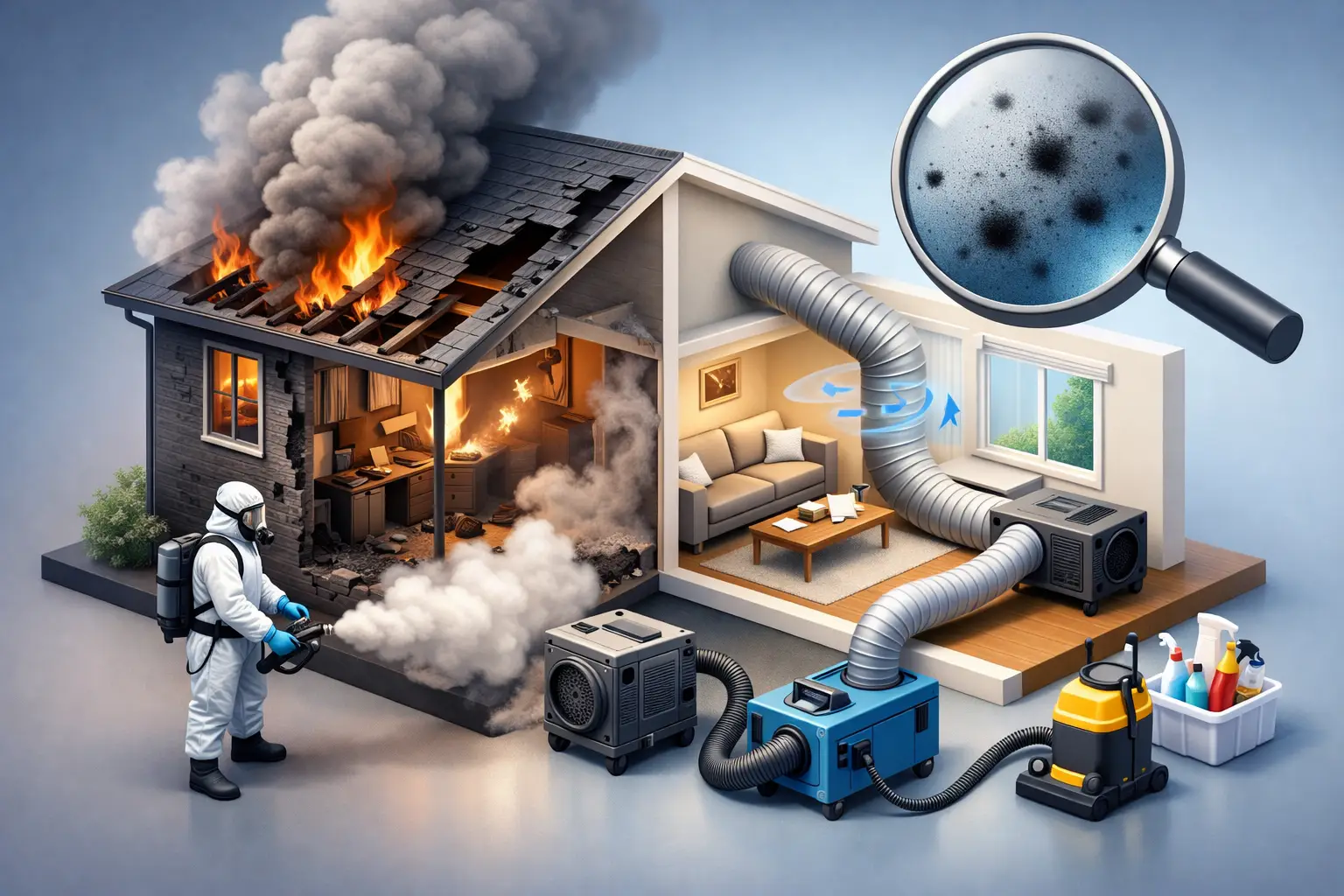 Smoke Remediation After House Fire Explained