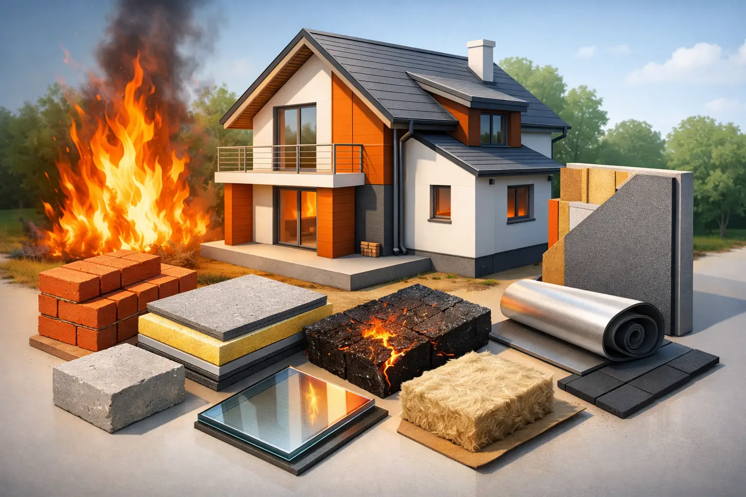 Fire Resistant Materials for Safer Home Builds