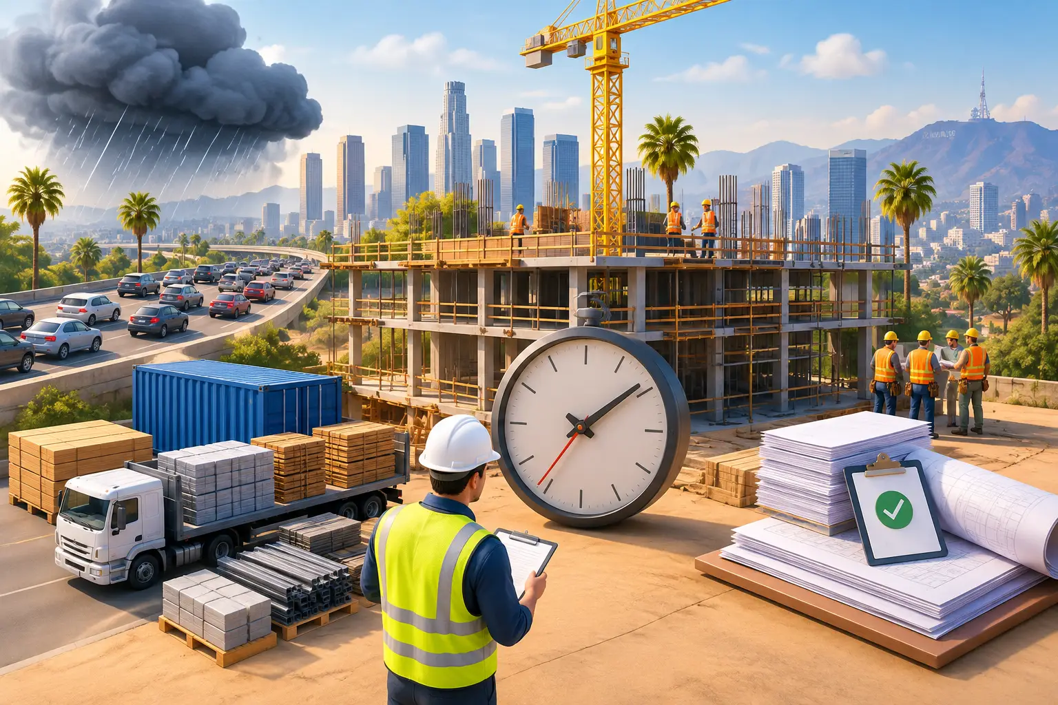 What Causes Construction Delays in Los Angeles?